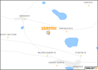 map of Udarnik