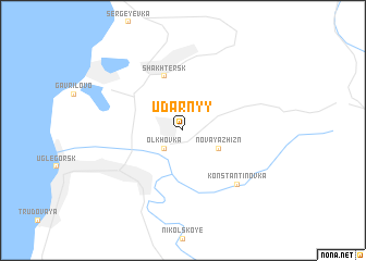 map of Udarnyy