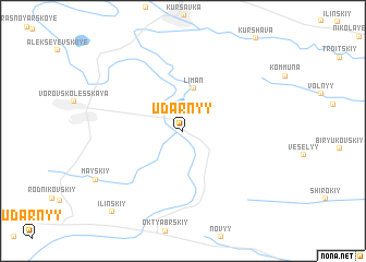 map of Udarnyy