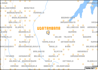 map of Udatambana