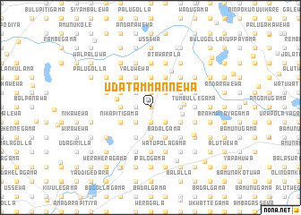 map of Uda Tammannewa