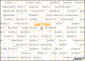 map of Udattawa