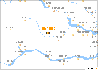 map of Udaung