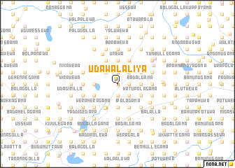 map of Udawalaliya