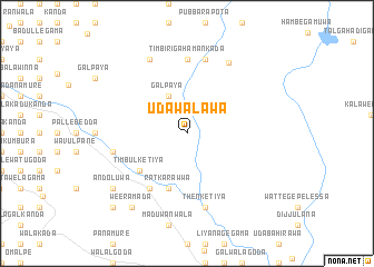 map of Udawalawa