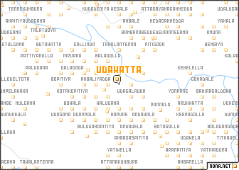 map of Udawatta