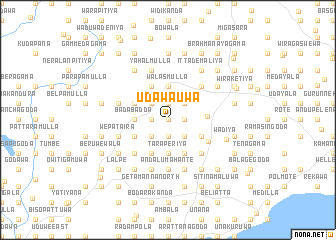 map of Udawauwa