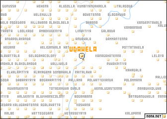 map of Udawela