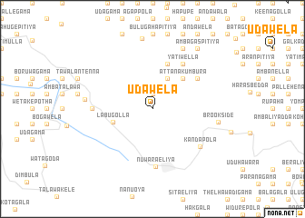 map of Udawela