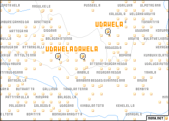 map of Udawela