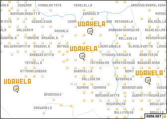 map of Udawela