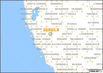 map of Udawila