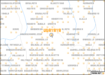 map of Udayaya