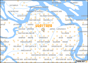 map of Udaytāra