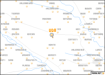 map of Uda