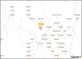 map of Uda