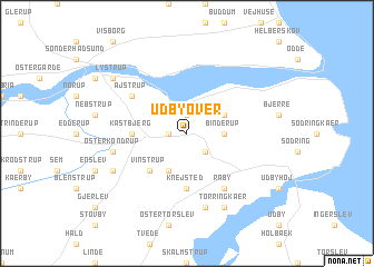 map of Udbyover