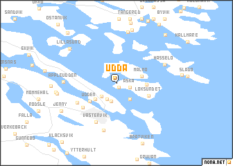 map of Udda