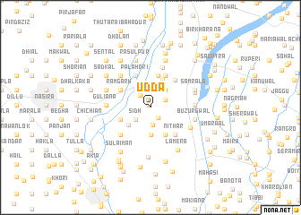 map of Udda