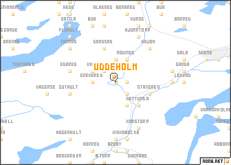 map of Uddeholm