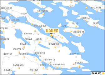 map of Udden