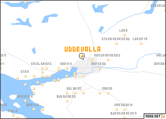 map of Uddevalla