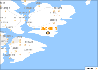 map of Uddhamn