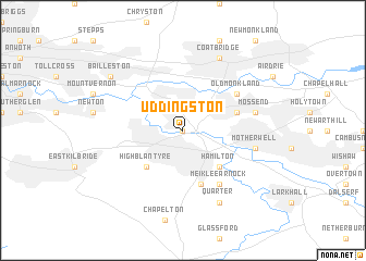 map of Uddingston