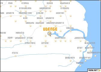 map of Udenge