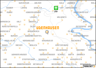 map of Udenhausen