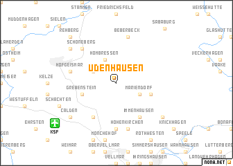 map of Udenhausen