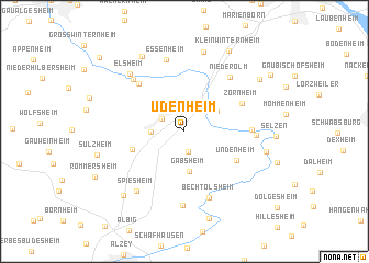 map of Udenheim