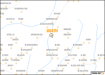 map of Udeni