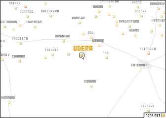 map of Udera