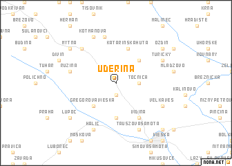 map of Uderiná