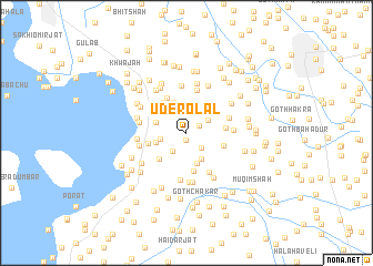 map of Udero Lāl