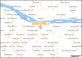 map of Uderz Mały