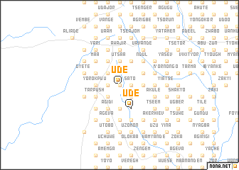 map of Ude