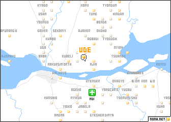 map of Ude
