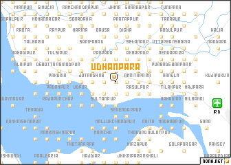 map of Udhanpāra