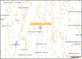 map of Udhowāla Khu