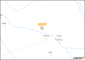 map of Udiec
