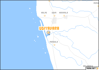 map of Udiyāvara