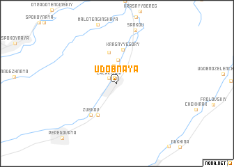 map of Udobnaya