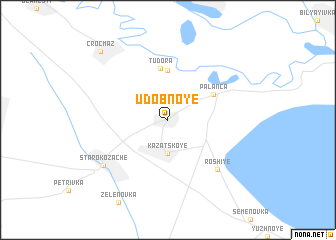 map of Udobnoye