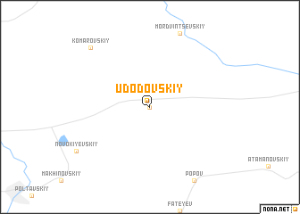 map of Udodovskiy