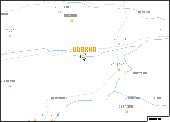 map of Udokha