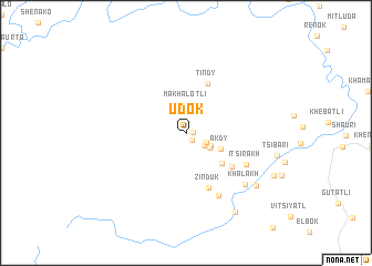 map of Udok