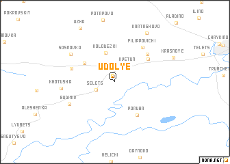 map of Udol\