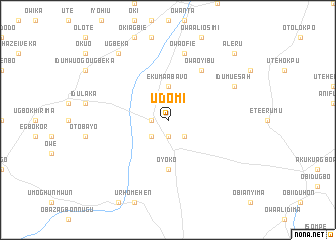 map of Udomi